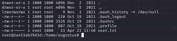 Fichiers docker