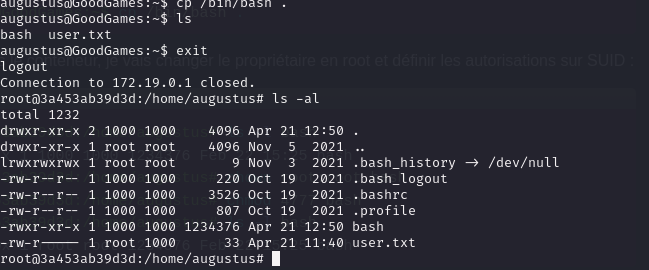 Copie bash
