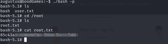 Bash -p